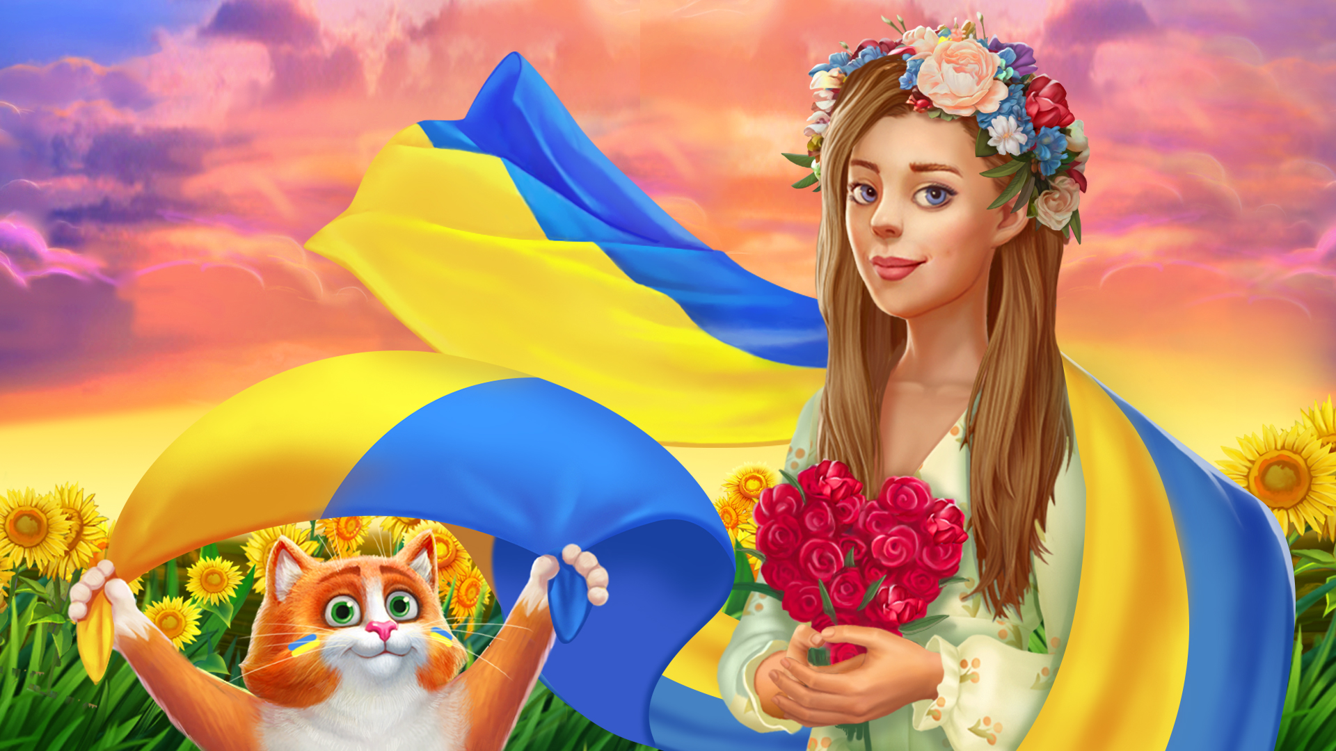 Любовь победит: VOKI Games запустили сбор пожертвований для Украины в Manor Matters Фото 0
